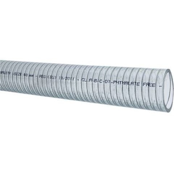 Hoses Technology Alipomp/F Food Quality Steel Wire PVC Hose Ø25 mm – 30 m