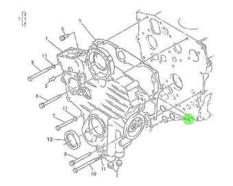 Nanni Diesel 970490203 - O-Ring for Timing Gear Case