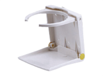 Boat Cup Holder White Plastic 106x106x76 mm, Ø90 mm