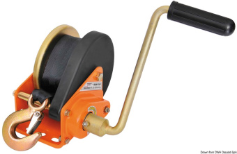 ROCK Auto Brake Manual Trailer Winch with Automatic Brake – 681-1135 kg Pull Capacity