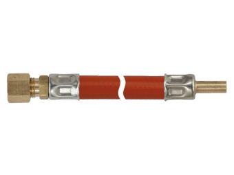 Talamex Gas Hose 8mm Compression x 8mm Hose Tail Smooth 600mm