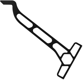Minn Kota 1810385 - Raptor Jack Plate Adapter Bracket 8"–200mm Length, 6"–152mm Height, Black, Left