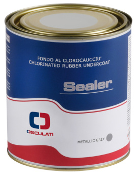 Osculati 65.620.10 - Sealer Primer And Sealant Metalized Grey 0.75 l (6 pcs)
