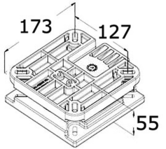 Osculati 48.648.15 - Rotating And Removable Base