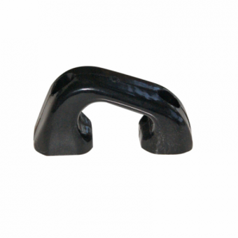 Viadana Black Nylon Sheet Fairlead / Bullseye for Deck Mounting