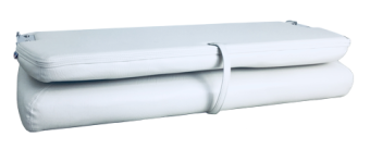 Allpa Folding Bench 'Coach De Luxe Twin', White; Dim. 51x94x44cm
