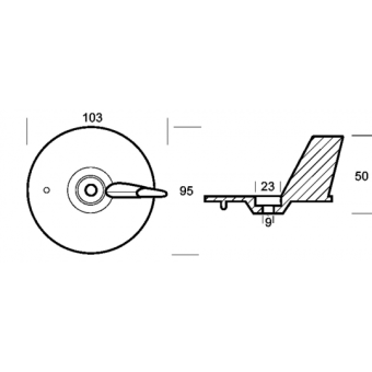 Tecnoseal Zinc Fin For 20/25/40/50 HP Engine