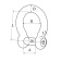 Hollex Hook Closure Forged 5 mm With Internal Hex Bolt AISI 316