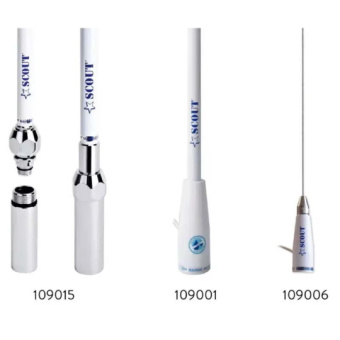 Scout KS-23A - Antenna VHF Stainless Steel 0.9m