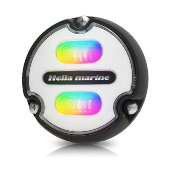 Hella Marine 2LT 016 146-012 - Apelo A1 Underwater Light (RGB LED, Plastic Case & White Lens)