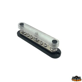 Trem L0603202 - Busbar 3xM10 10xM5 300A Black