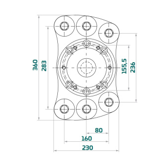 Aquadrive CVB30.30 – Moduline B30 Anti-Vibration CV Shaft System