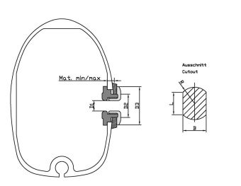 TyeTec DM08ALS - Padeye Mast 8 mm
