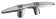 Osculati Silhouette Cleat Mirror-Polished AISI316 Thru-Hull Screw-Mounting 320 mm - 40.153.32