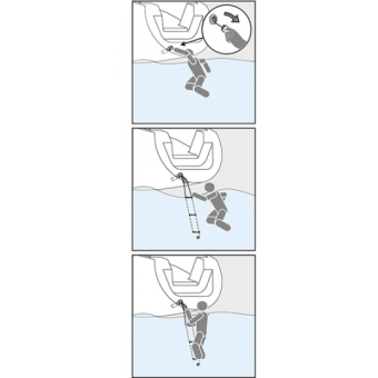 Plastimo Flushmount Safety Ladder 3 Steps 
