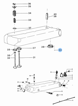 Vetus STM2210 - Pin for Valves