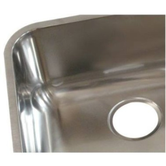Square Stainless Steel Sink - Central Drain