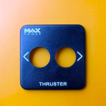 Max Power 313778 - Clip-on Single Pad Panel, N-pup, Black