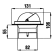 Allpa Compass Model 'Extreme', Flush Mount Compass, 12v, Dial Ø70mm (2-3/4")/5°
