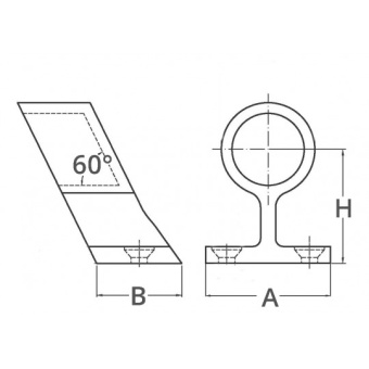 Handrail Terminal 22 mm