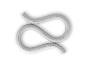 Tecma T-901/PVC38 - Hosehelix 38 - PVC Sanitary Hose - Steel Wire Reinforced, Roll 15.25m