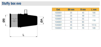 OMM Stuffy Box - Shaft Diameter Ø30 mm, Tube Size Ø49 mm