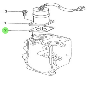 Nanni Diesel 970302870 - Solenoid Gasket for Regulator Adjustment and Stop Solenoid