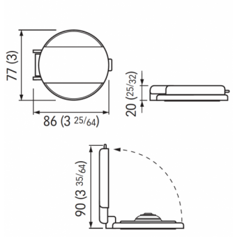 Quick Black Foot Switch - Up 900XUB