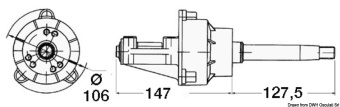 Ultraflex G86 Shaft Unit for T86 - Osculati 45.059.00