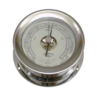 E.S. Sørensen Barometer Mini Brass Chrome Ø107 mm