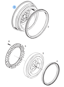 Vetus VF20116 - Flywheel (Propulsion Engine)