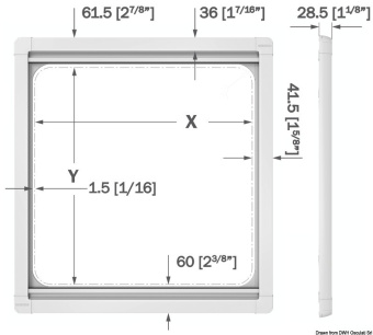 Osculati 19.802.70 - Oceanair Roller Blind And Flyscreen For Lewmar 70 Release 2013