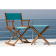 Marine Business Turquoise Folding Stool 45x36x46 cm