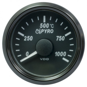 VDO A2C3833050001 - SingleViu 1383 Pyrometer 1000°C Black 52mm