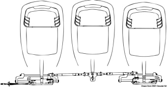 Osculati 45.156.29 - Coupling rod for outboard engines A97-B30