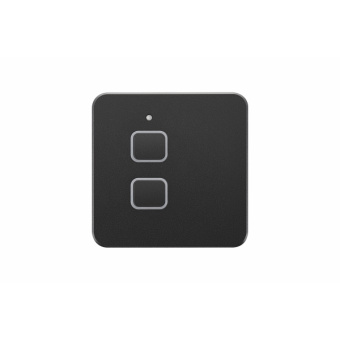 Simarine SIMN-LS-2B - Nereide Light Switch - 2 Buttons, Black, 0-16V DC, 5A, 60 x 60 x 42 mm