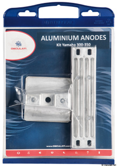 Yamaha Outboard Aluminium Anode Kit 300-350-425 HP Hight Performance - Osculati 43.355.14