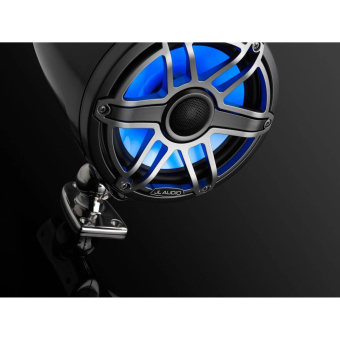 JL Audio 010-03088-00 - M6-770ETXv3 Titanium Marine Speaker With LEDs