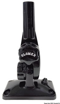 Osculati 29.135.01 - GLOMEX articulated base in black reinforced nylon