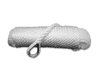 Hollex Anchor Line White 10mm 3 Strands L=20m