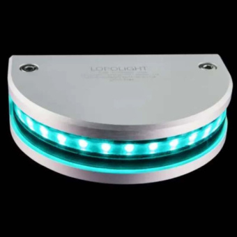 Lopolight 200-018ST - Navigation Light 2x180° Green Vertical 2NM