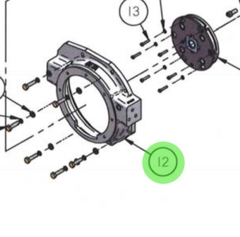 Bukh 208-62300 - Flywheel Housing for EPA48 Engines