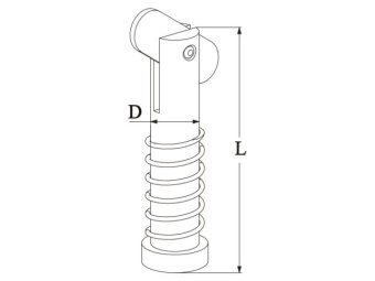 Talamex Removable Pin 8mm