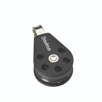 Barton N13110 - Single Fixed Eye Block Size 3 45mm – Ball Bearing, Ø45mm Sheave, Max Rope 10mm