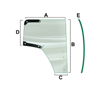 John Deere JXAL212195 - Rear Window