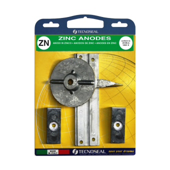 Tecnoseal Mercury F30/F40/F60 Outboard Anode Kit – 4 Pieces