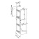 Nuova Rade 55700 - Foldable Ladder, 2+2 Steps, Stainless Steel 316, 90⁰, 900x325mm