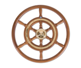 Stazo Steering Wheel Type 02 Mahogany/Brass 45cm