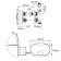 Nuova Rade 54612 - Case w/Water Inlet/Outlet, Straight Connector w/Lid, Chrome