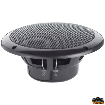 Trem L4680126 - Pair of Watertight Loudspeakers Black Colour 4" H54 mm